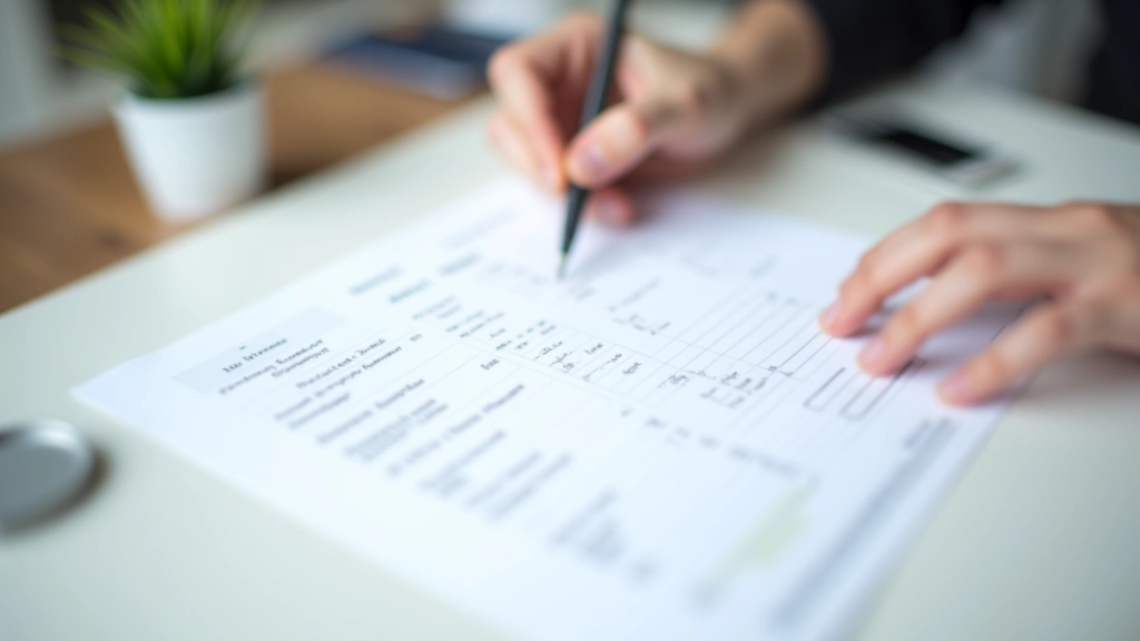 Gros plan sur un devis papier avec des annotations et des calculs